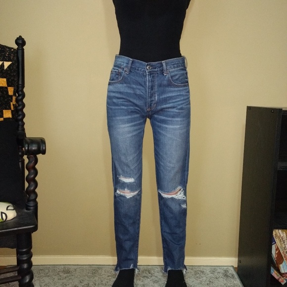 american eagle high rise girlfriend